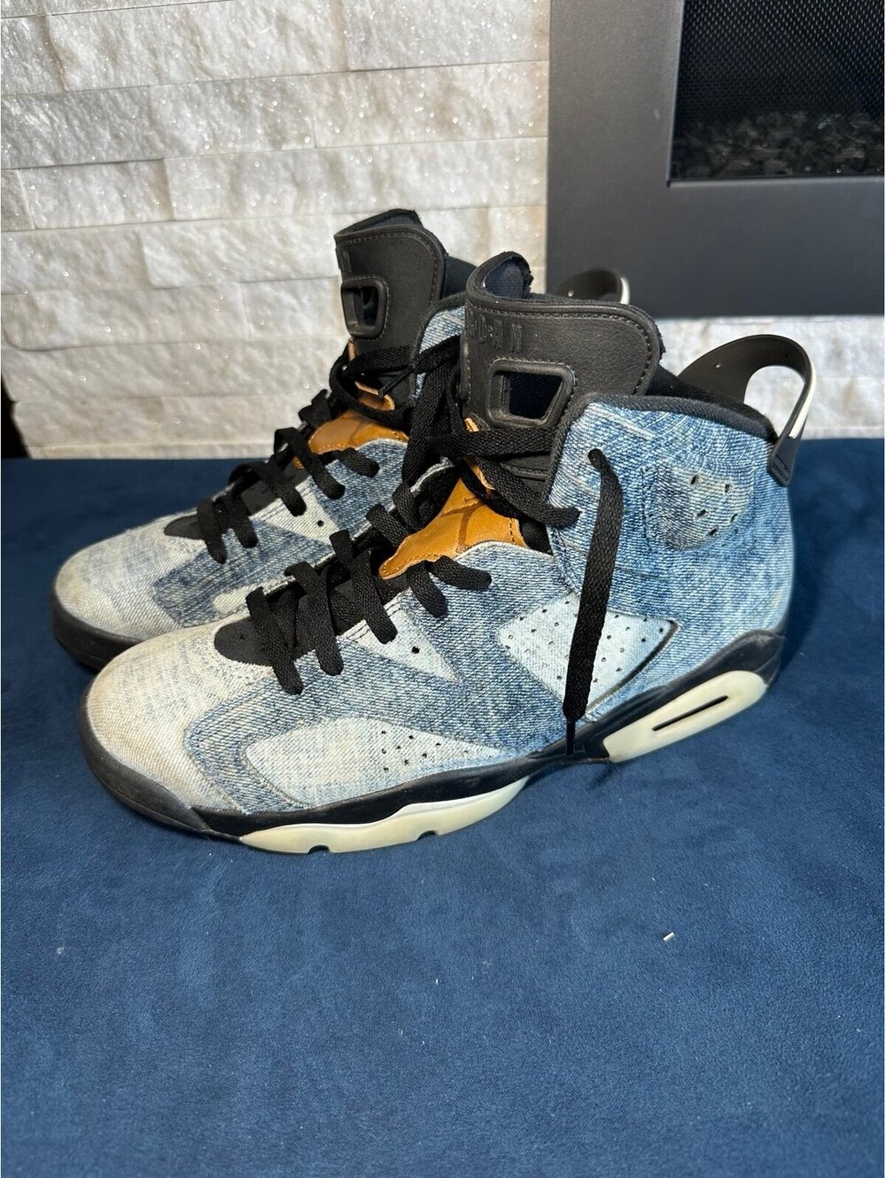 Air Jordan 6 Retro Washed Denim CT5350-401 Men’s Size 10.5 Nike AJ6